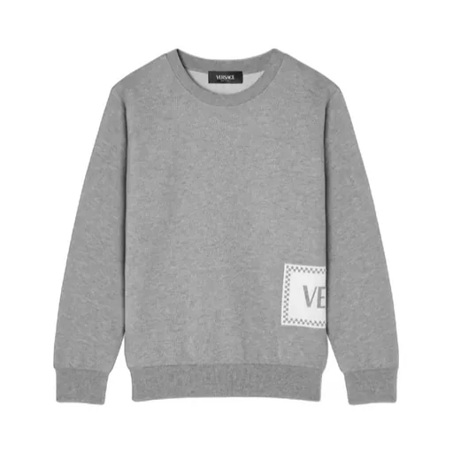Versace Kids 90S Vintage Logo Orinted Sweatshirt