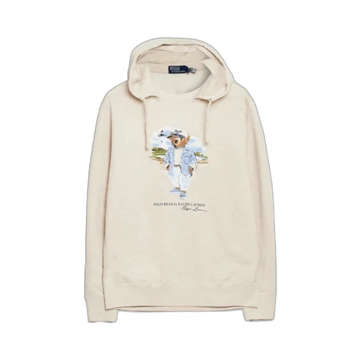 Polo Ralph Lauren Bear-Motif Drawstring Hoodie