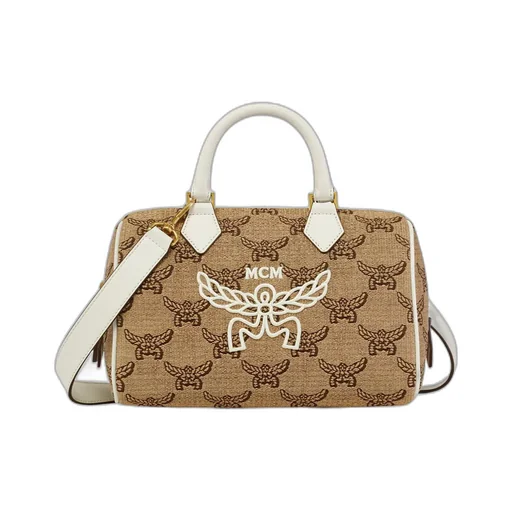 Mcm Ella Zipped Boston Bag