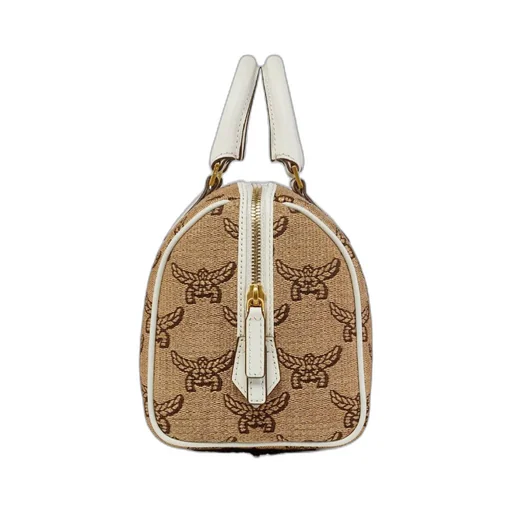 Mcm Ella Zipped Boston Bag
