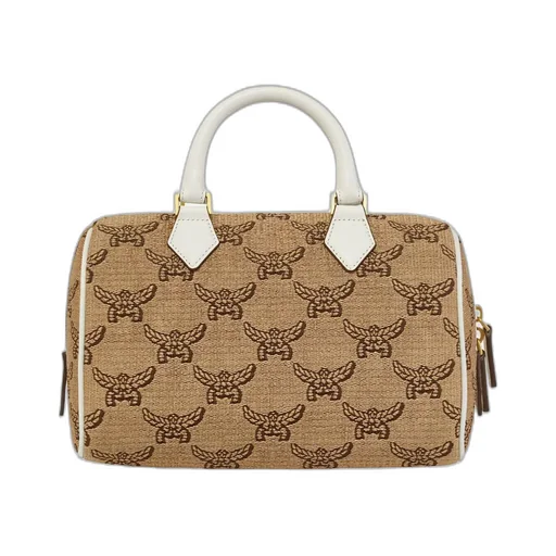 Mcm Ella Zipped Boston Bag