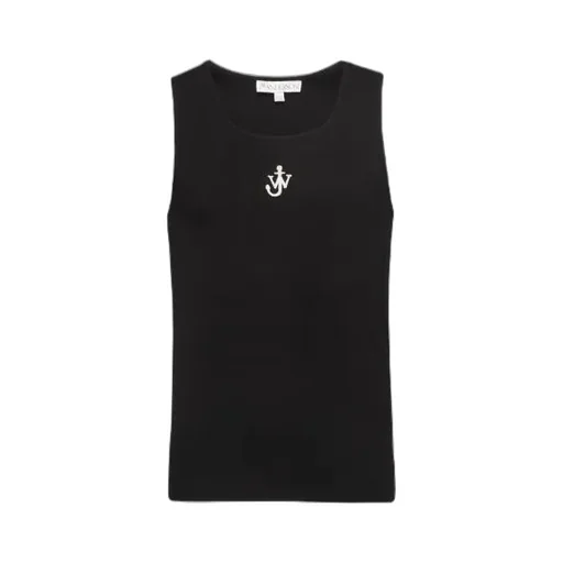 Anchor-Embroidered Tank Top