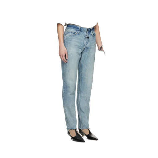 Fear Of God Sraight-Leg Frayed-Edge Jeans