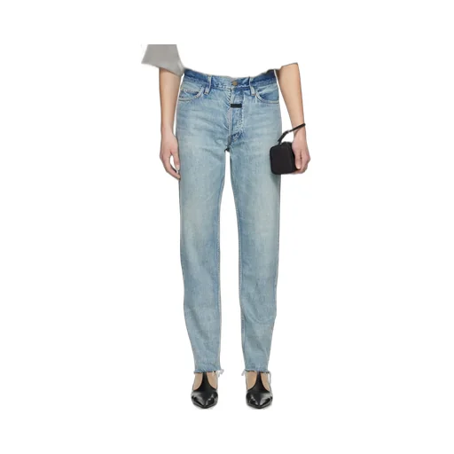 Fear Of God Sraight-Leg Frayed-Edge Jeans