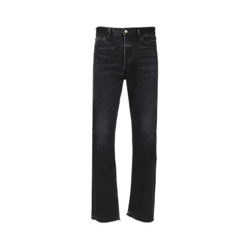 Fear Of God Sraight-Leg Frayed-Edge Jeans