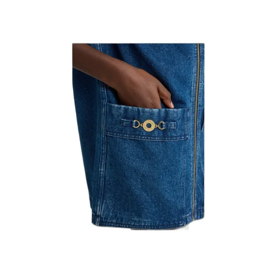 Patou Short Sleeve Zip Dress