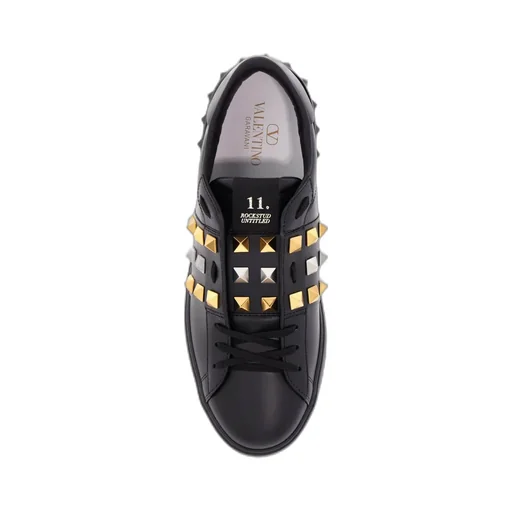 Valentino Garavani Rockstud Untitled Lace-Up Sneakers