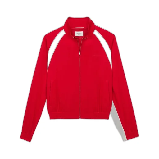 Saint Laurent Zip-Up Teddy Jacket