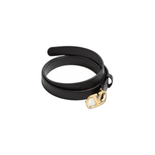 Valentino Garavani Vlogo Plaque Signature Belt