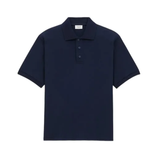 Saint Laurent Cassandre Short-Sleeved Polo Shirt