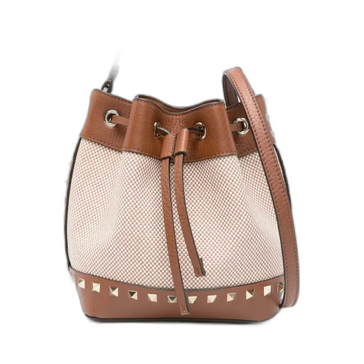 Valentino Garavani Rockstud Drawstring Bucket Bag