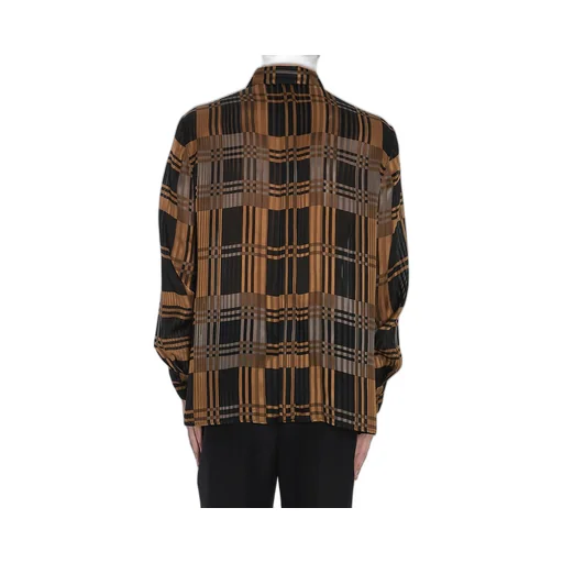 Saint Laurent All-Over Patterned Button-Up Shirt
