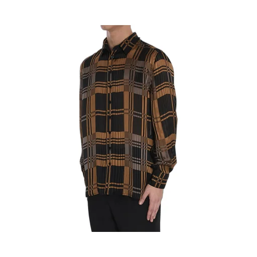 Saint Laurent All-Over Patterned Button-Up Shirt