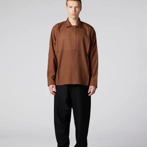 Wool Like Compact Shirt
