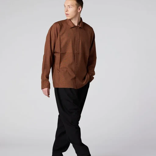 Wool Like Compact Shirt