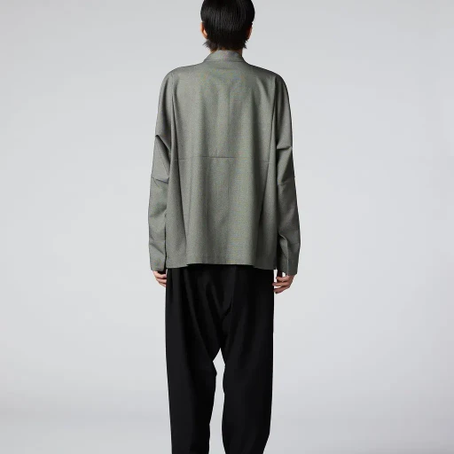 Wool Like Compact Shirt