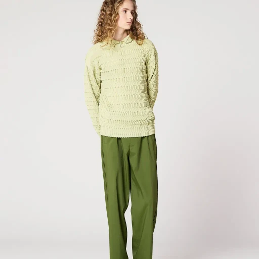 Zig Zag Rib Knit