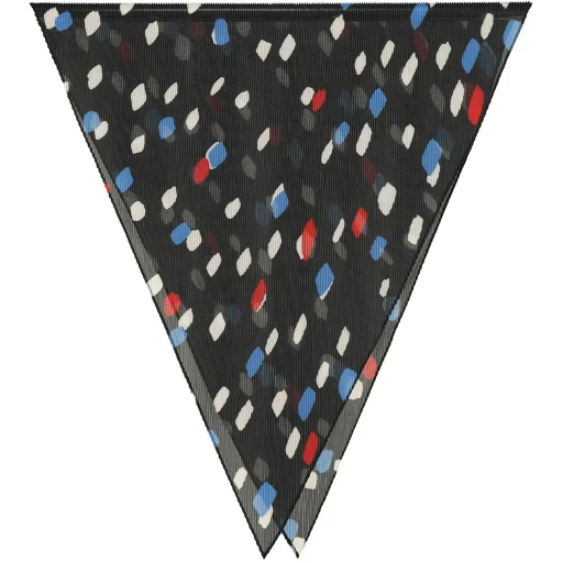 Time Dots Pleats Stole