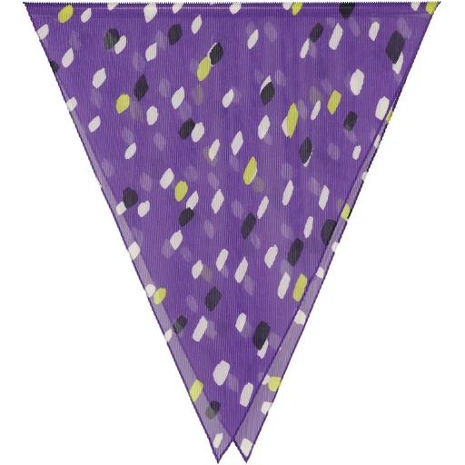 Time Dots Pleats Stole