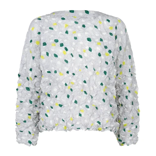 Time Dots Velour Meringue
