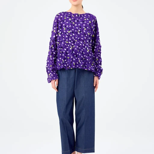 Time Dots Velour Meringue