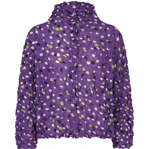 Time Dots Velour Meringue
