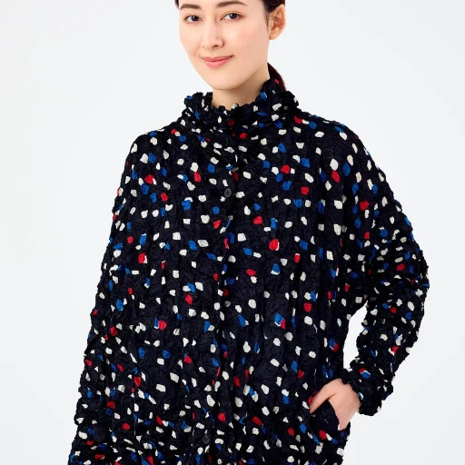 Time Dots Velour Meringue