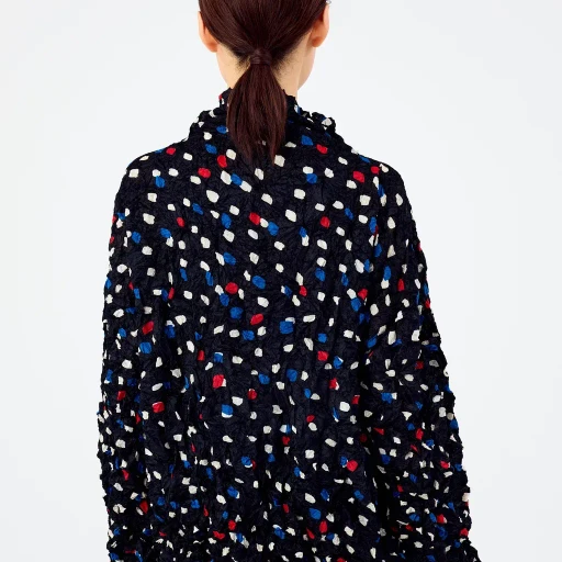 Time Dots Velour Meringue