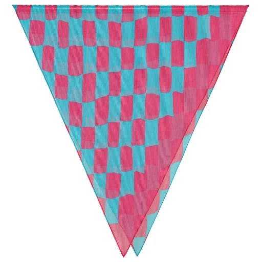 Diamond Pleats Stole