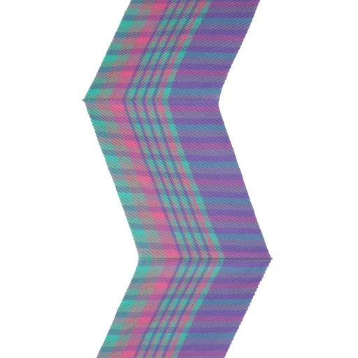 Check Pleats Stole