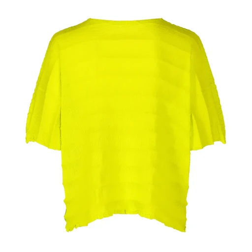 Ripple See-Through Crepe