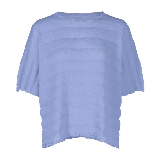 Ripple See-Through Crepe