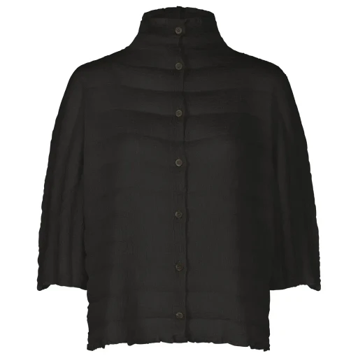 Ripple See-Through Crepe