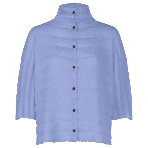 Ripple See-Through Crepe