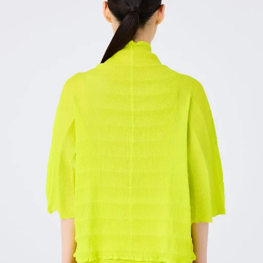 Ripple See-Through Crepe