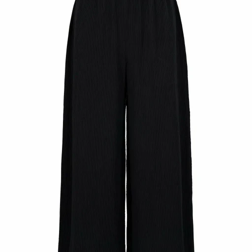Fine Knit Pleats Black