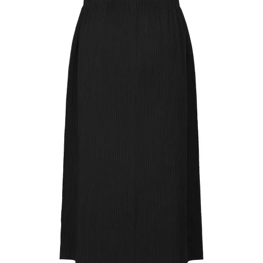 Fine Knit Pleats Black