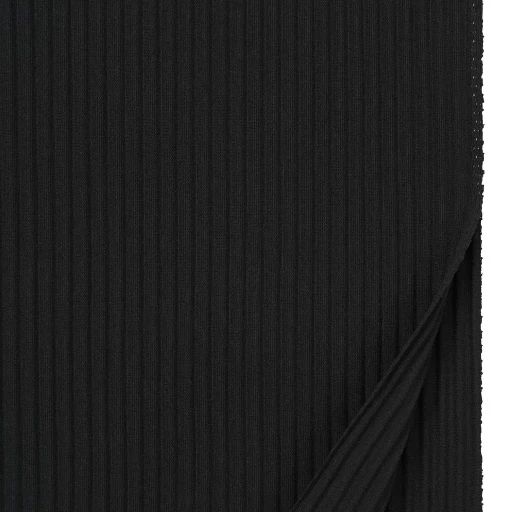 Fine Knit Pleats Black