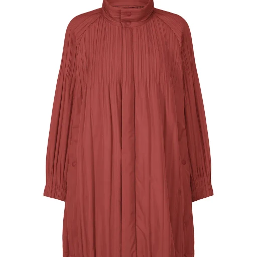 Padded Pleats Coat