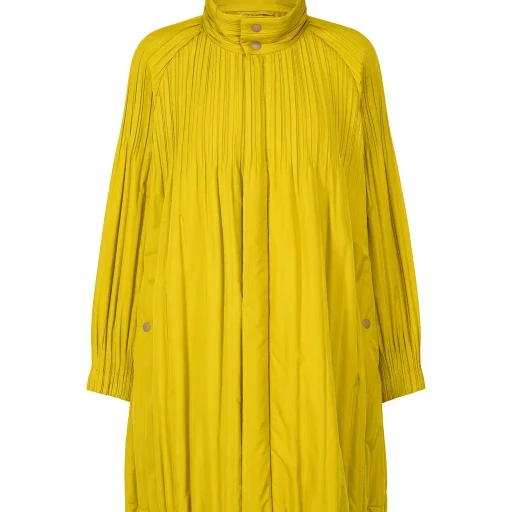 Padded Pleats Coat