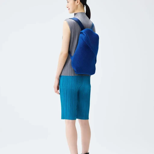 Bias Pleats Backpack