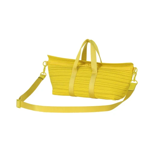 Pleats Boston Bag