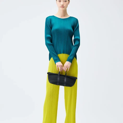 Pleats Boston Bag
