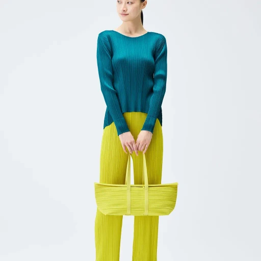 Pleats Boston Bag