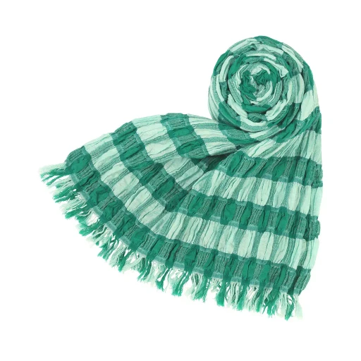 Cotton Check Scarf
