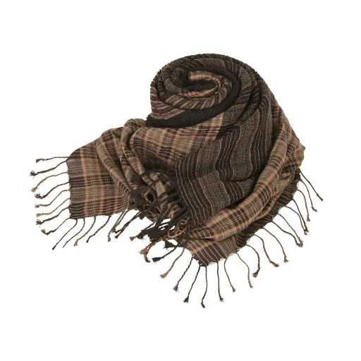 Crepe Tartan Stole
