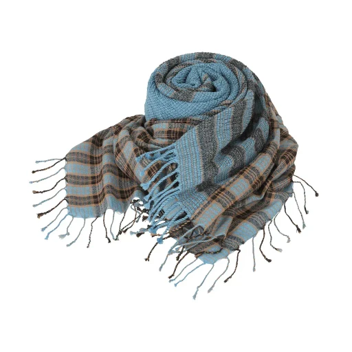 Crepe Tartan Stole