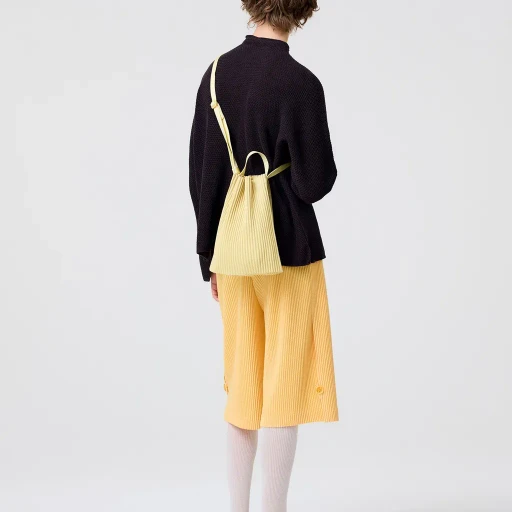 Drawstring Pleats Bag