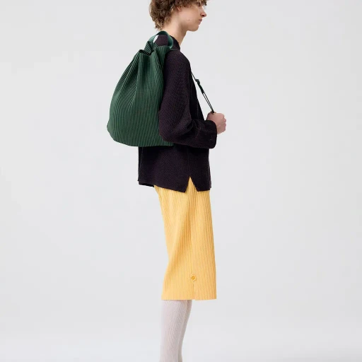 Drawstring Pleats Bag