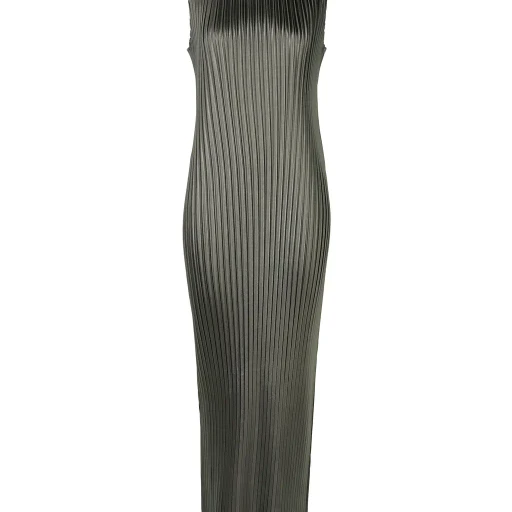 Glossed Metal Pleats